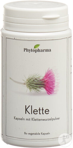 Phytopharma Klette Kapseln 350mg 80 Stück