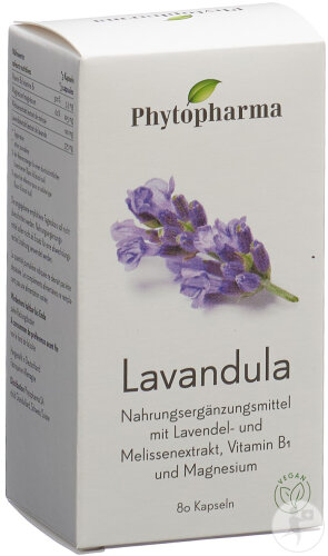 Phytopharma Lavandula Kapseln Gute Nacht 80 Stück