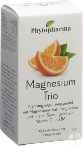 Phytopharma Magnesium Trio Box 100 Stück