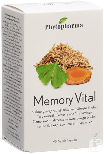 Phytopharma Memory Vital Kapseln 90 Stück