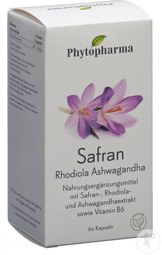 Phytopharma Safran Kapseln 60 Stück