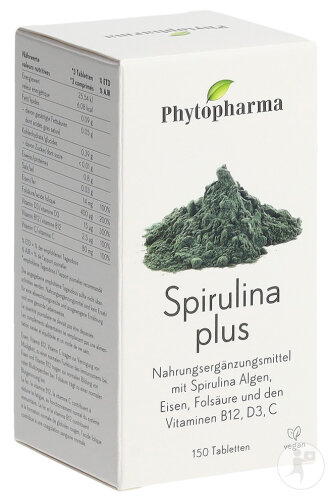Phytopharma Spirulina Plus 150 Tabletten