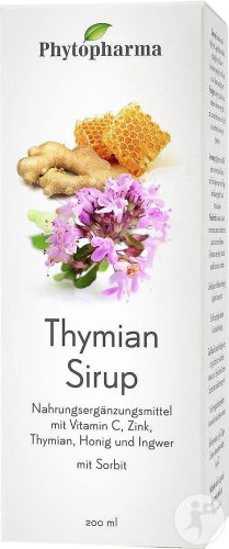 Phytopharma Thymian Sirup Flasche 200ml