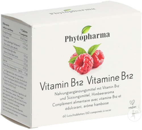 Phytopharma Vitamin B12 Lutschtabletten 60 Stück