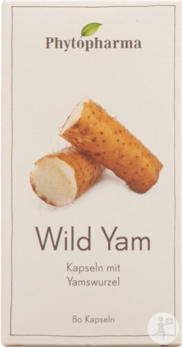 Phytopharma Wild Yam Kapseln 400mg 80 Stück