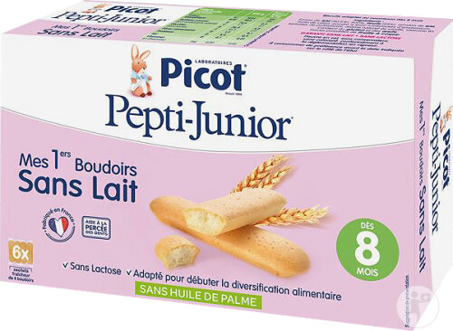 Picot Pepti-Junior Mes 1ers Boudoirs Milchfrei Ab 8 Monaten 24 Stück