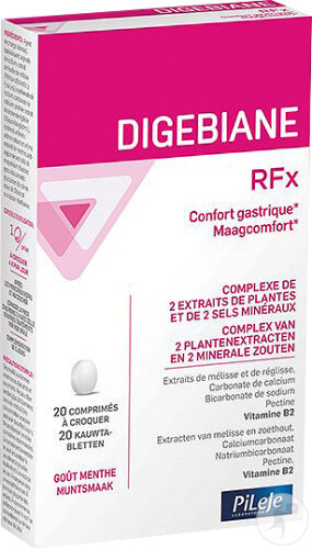 PiLeJe Digebiane RFx Nahrungsergänzungsmittel 20 Kautabletten
