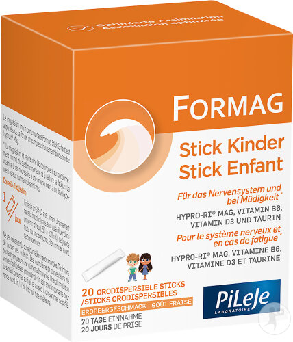 PiLeJe Formag Für Kinder Orodispersible Sticks Nahrungsergänzungsmittel 20 Stück