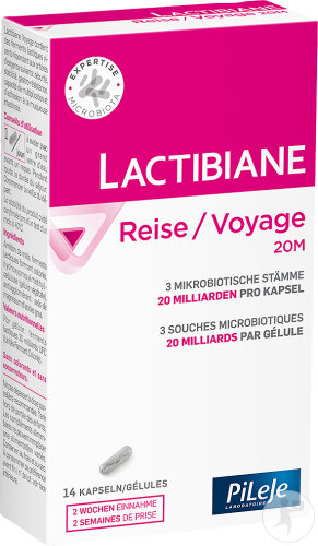 PiLeJe Lactibiane Reise 20M Nahrungsergänzungsmittel 14 Kapseln