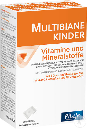 PiLeJe Multibiane Kind Vitamine Und Mineralstoffe Pulver 20 Beutel