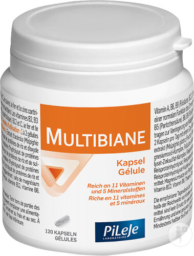 PiLeJe Multibiane Nahrungsergänzungsmittel 120 Kapseln
