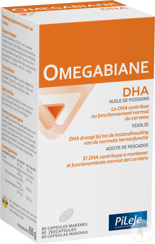 PiLeJe Omegabiane DHA Marine 80 Kapseln