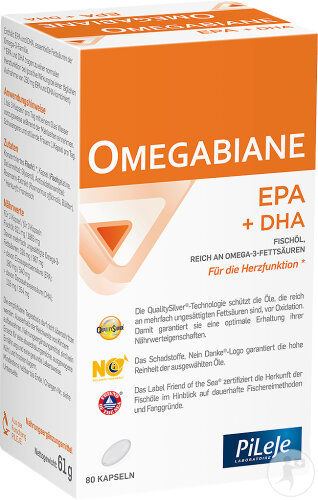 PiLeJe Omegabiane EPA 621mg 80 Kapseln