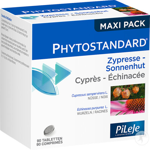 PiLeJe Phytostandard Zypresse-Echinacea Nahrungsergänzungsmittel 90 Tabletten