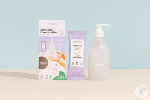 Pimpant Entdeckerset Duschgel Empfindliche Haut Pulver 25g + 1 Wiederbefüllbare Flasche-2