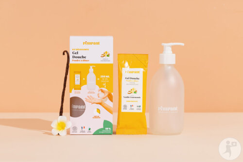 Pimpant Entdeckerset Duschgel Gourmand Vanille Pulver Zum Verdünnen 25g + 1 Wiederbefüllbare Flasche-2