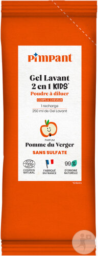 Pimpant Waschgel Kids 2in1 Obstgarten Apfel Pulver Zum Verdünnen 25g