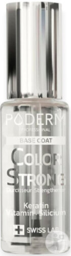 Poderm Base Coat Color Strong Nagelhärter Für Brüchige Nägel 001 8ml