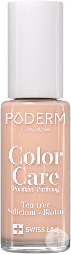 Poderm Color Care Nagellack Nude Beige 8ml
