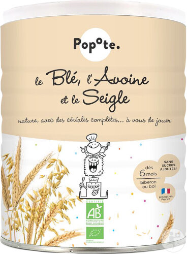 Popote Die Getreide Weizen Hafer Roggen Bio 220g