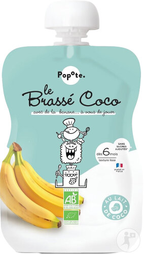 Popote Kokos-Banane Joghurtzubereitung Bio 100g
