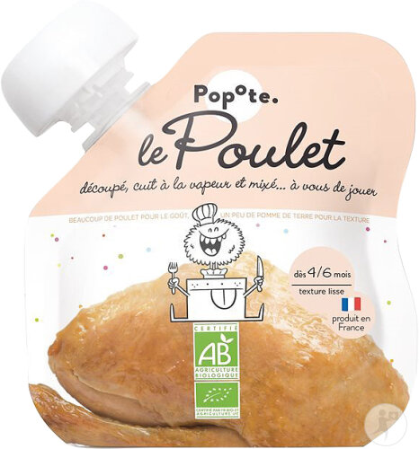 Popote Huhn Ab 4/6 Monaten 60g