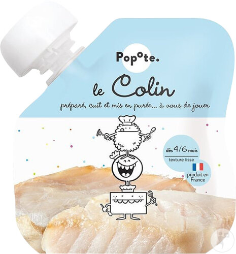 Popote Quetschbeutel Kabeljau 60g
