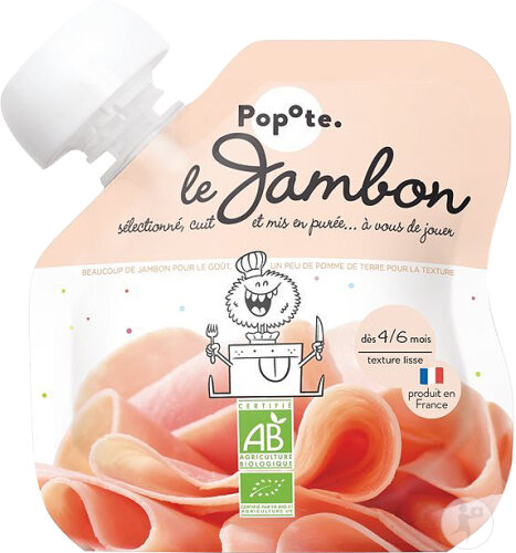 Popote Schinken Ab 4/6 Monaten 60g
