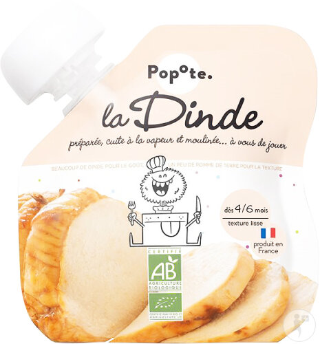 Popote Truthahn Ab 4/6 Monaten 60g