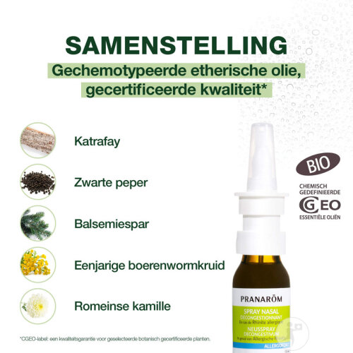 Pranarôm Allergoforce Nasenspray DM Verstopfte Nase 15ml