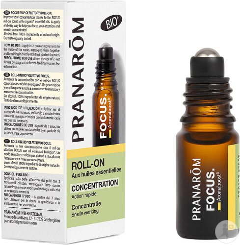 Pranarôm Aromaboost Roller Focus Bio 5ml