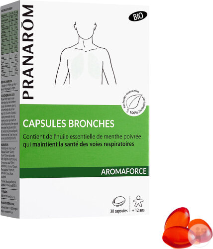 Pranarôm Aromaforce Bronchialkapseln Bio 30 Kapseln