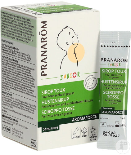 Pranarôm Aromaforce Hustensirup Junior 20x5ml