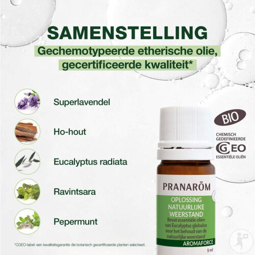 Pranarôm Aromaforce Lösung Natürliche Abwehrkräfte Bio Flakon 5ml-3