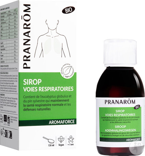 Pranarôm Aromaforce Sirup Atemwege Bio Flasche 150ml