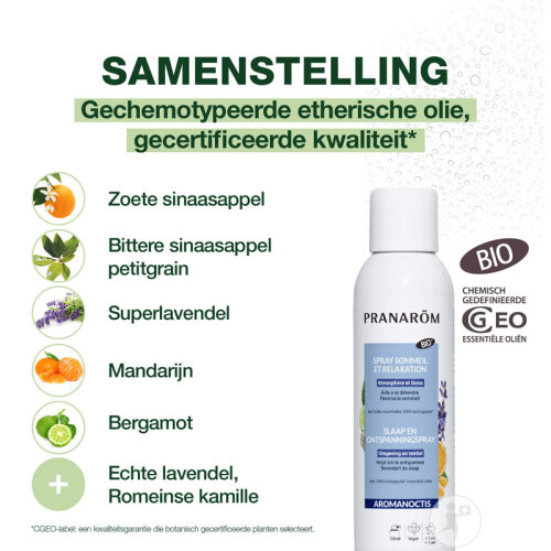 Pranarôm Aromanoctis Schlaf- Und Entspannungsspray Bio Spray 150ml-3