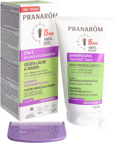 Pranarôm Aromapoux Behandlungsshampoo 2in1 Gegen Läuse & Nissen 150ml