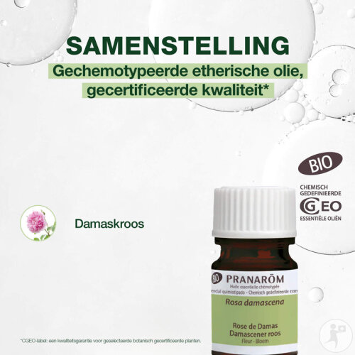 Pranarôm Damaszener-Rose Ätherisches Öl Bio 2ml-3