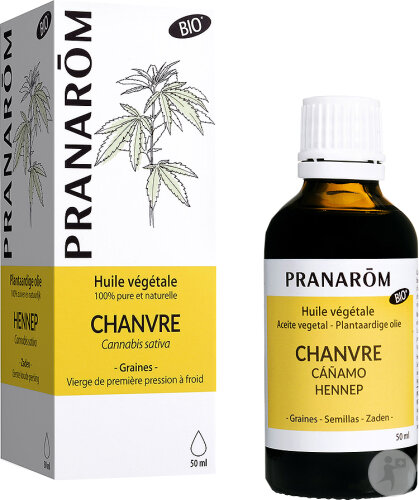 Pranarôm Hanf Pflanzenöl Bio Flakon 50ml