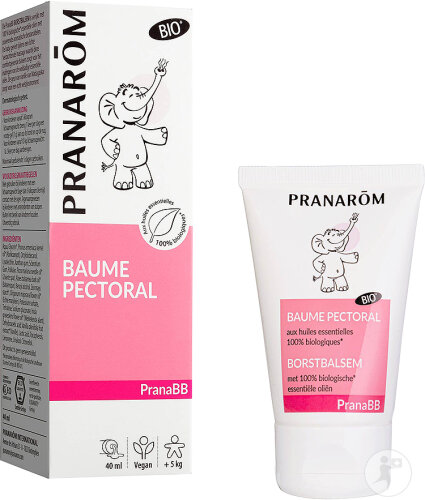 Pranarôm PranaBB Brustbalsam Für Die Atemwege Bio Tube 40 ml