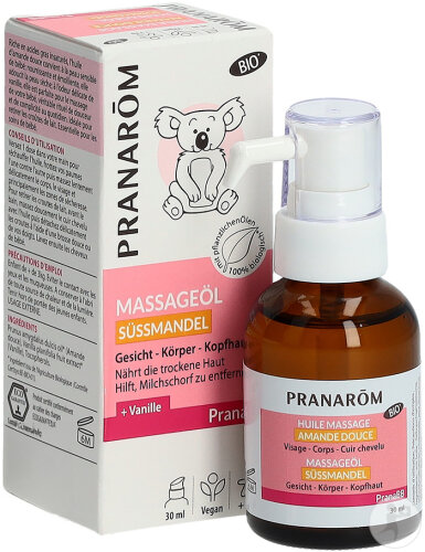 Pranarôm PranaBB Massageöl Süße Mandel Bio Flasche 30ml