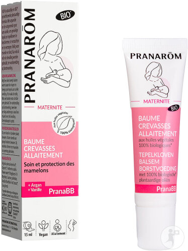 Pranarôm PranaBB Mutterschaft Schrundenbalsam Stillen Bio Tube 15ml