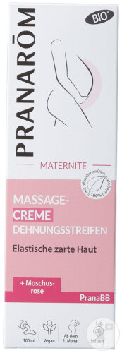 Pranarôm PranaBB Schwangerschaft Massagecreme Dehnungsstreifen Bio 100ml