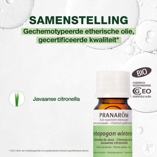 Pranarôm Zitronengras Java Ätherisches Öl 10ml-3