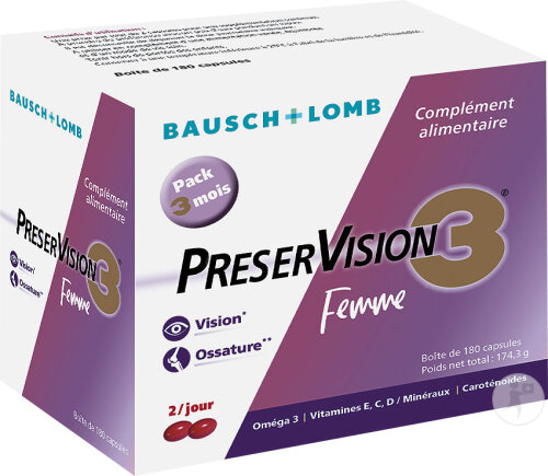 PreserVision 3 Femme 180 Kapseln
