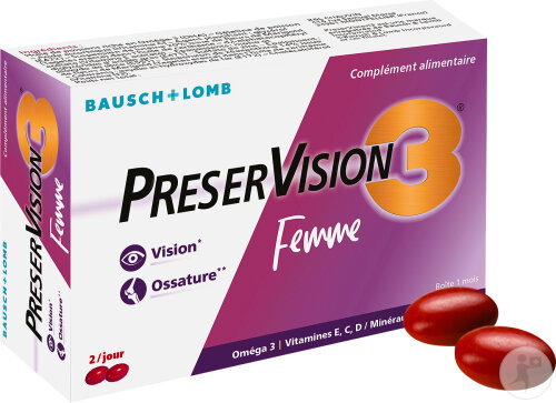 PreserVision 3 Femme Nahrungsergänzungsmittel 60 Kapseln