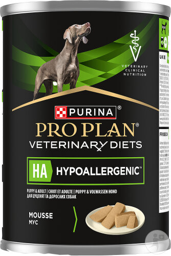 Pro Plan Veterinary Diets HA Hypoallergenic Nassfutter Für Welpen Und Erwachsene Hunde 12x400g