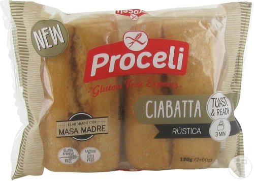 Proceli Gluten Free Experts Ciabatta Rustica Münzen 2x60g