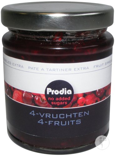 Prodia Fruchtaufstriche Ohne Zuckerzusatz 4 Frucht Glas 215g