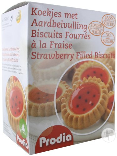 Prodia Gefüllte Plätzchen Mit Erdbeeren 150g
